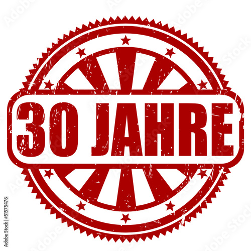 30 Stempel, rund