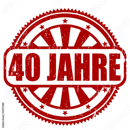 40 Jahre, Stempel