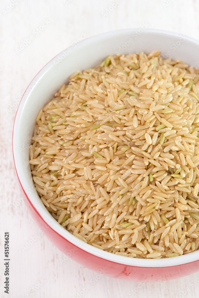 dry rice in the bowl dry rice in the bowl