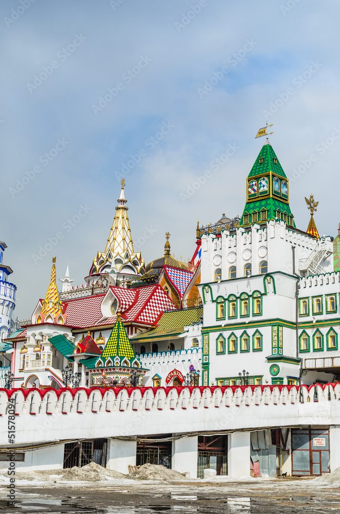 Fototapeta premium The ancient architecture of the city of Moscow