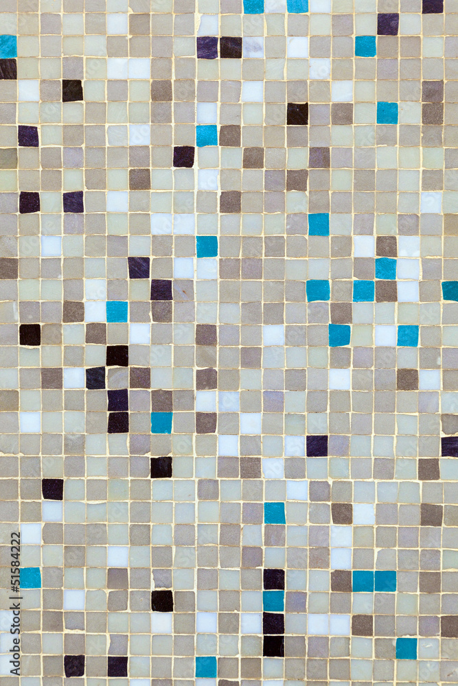 Fototapeta premium mosaique pattern in style of the sixtees