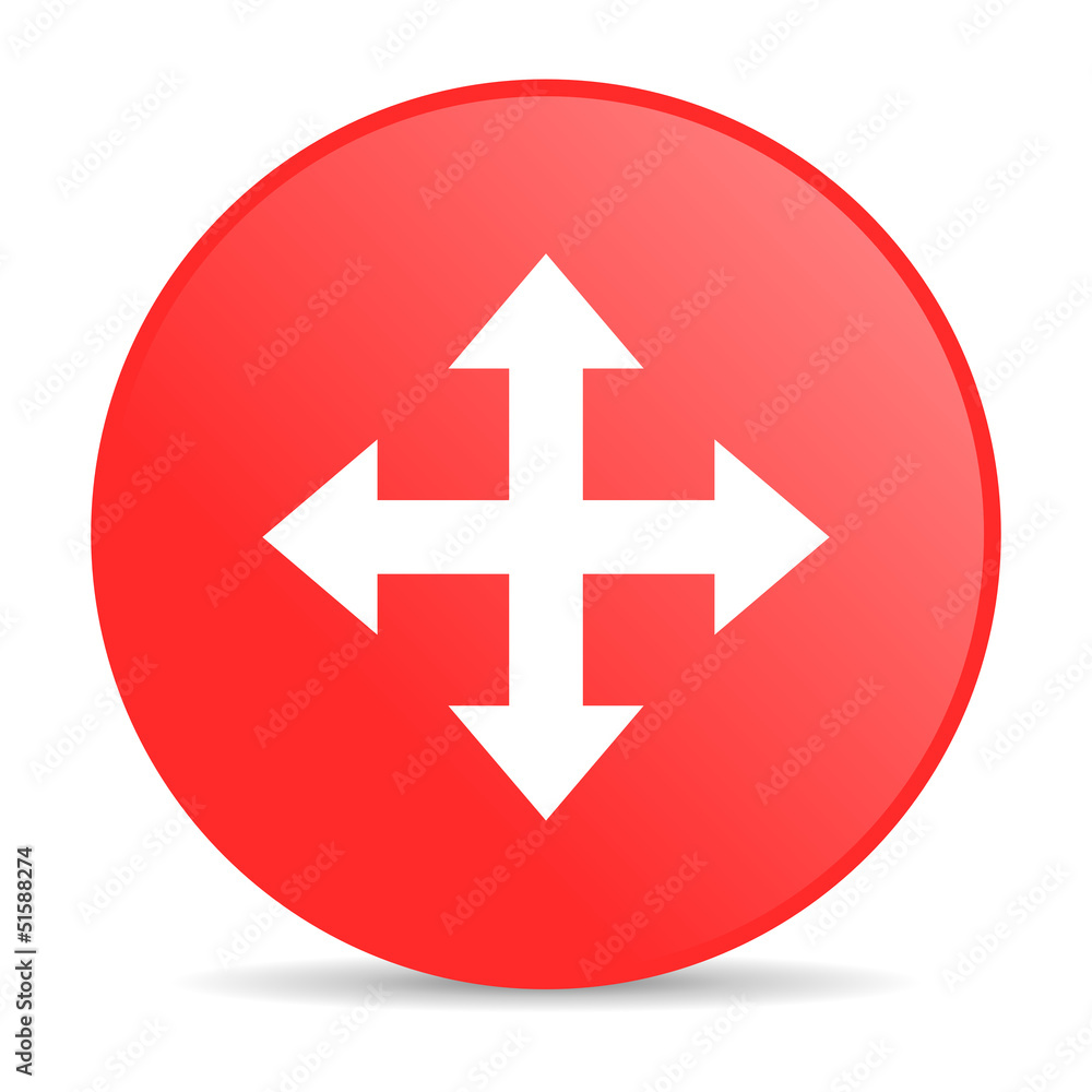 arrows red circle web glossy icon arrows red circle web glossy icon