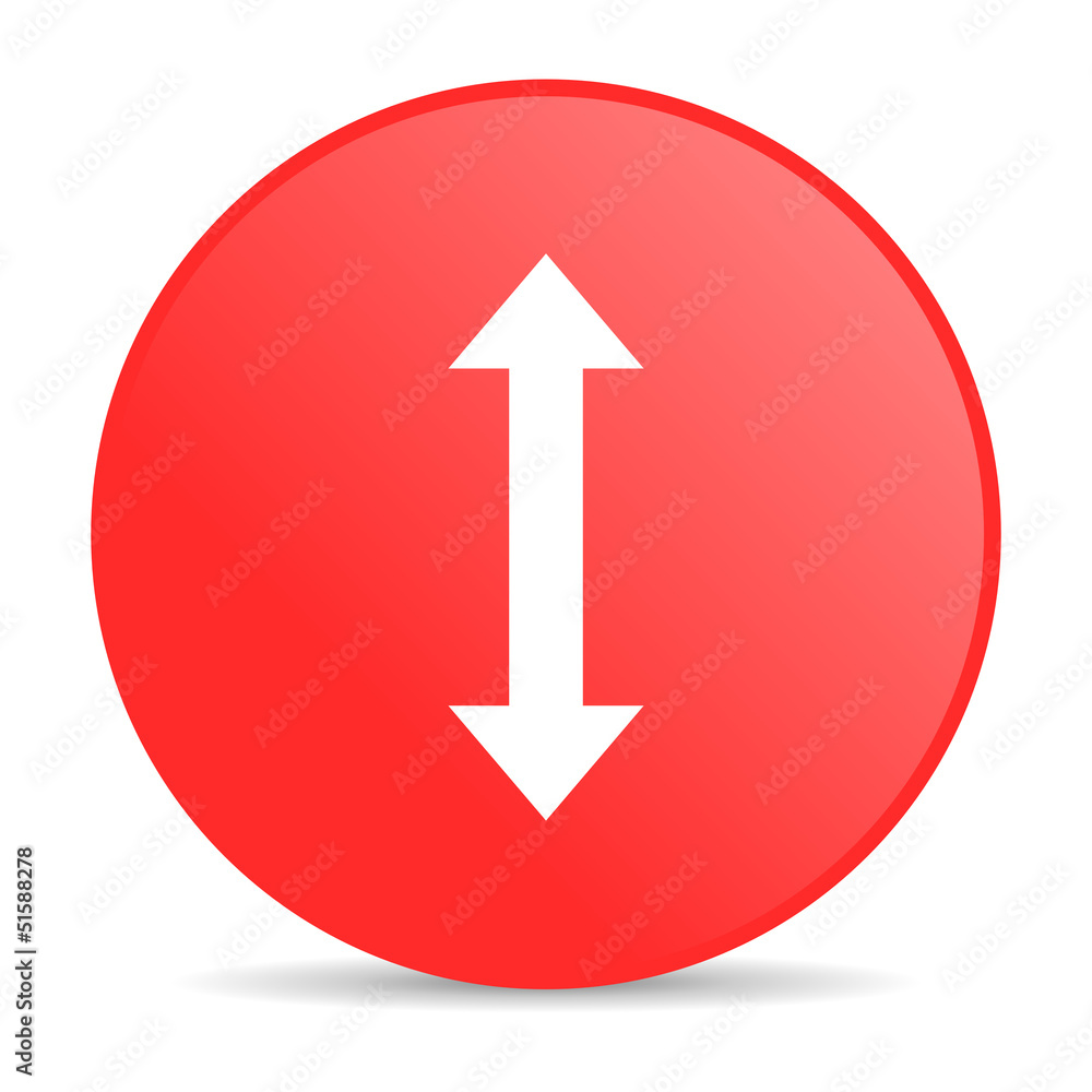 arrows red circle web glossy icon arrows red circle web glossy icon