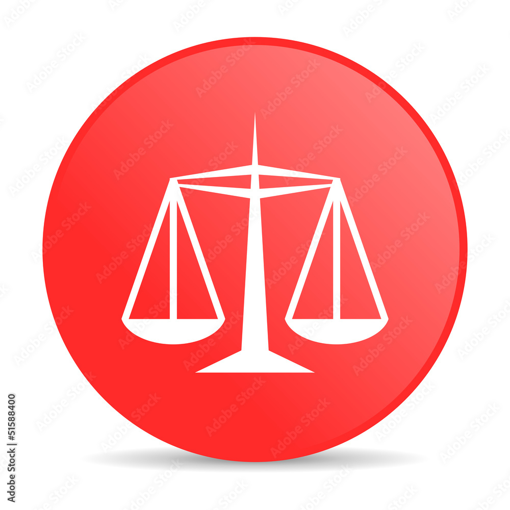 justice red circle web glossy icon justice red circle web glossy icon