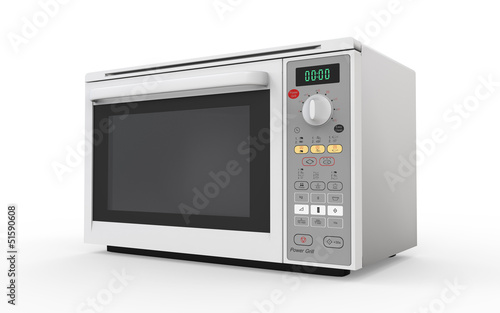 Microwave Oven Isolated on White Background