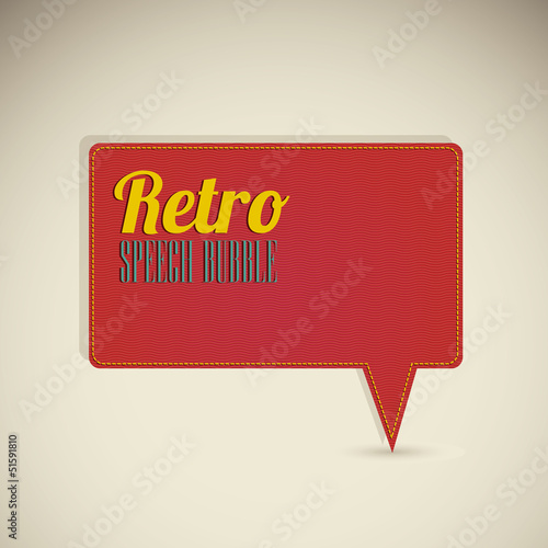 retro text balloons