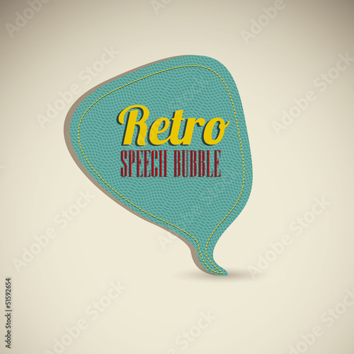restro text balloons