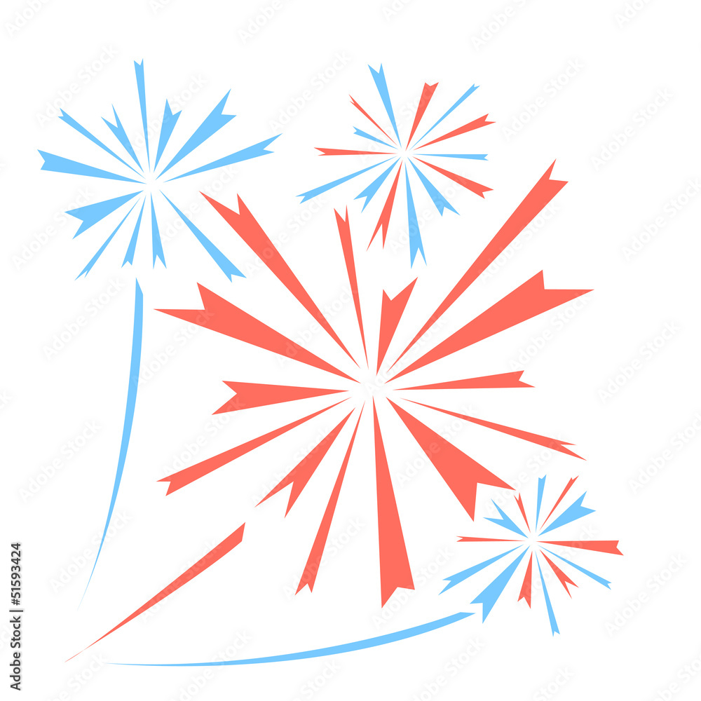 Vector firework