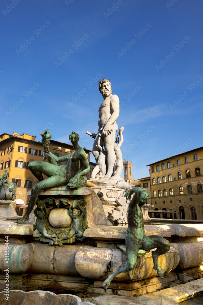 Fontana di Nettuno at Florence Italy  (1563-1565)