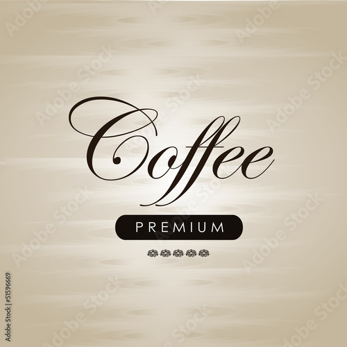 Coffe label