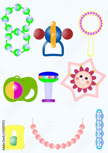 Toys for the baby.