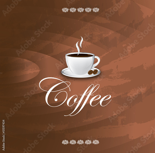 Coffee background photo