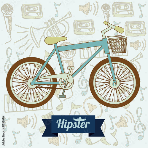 hipster illustration