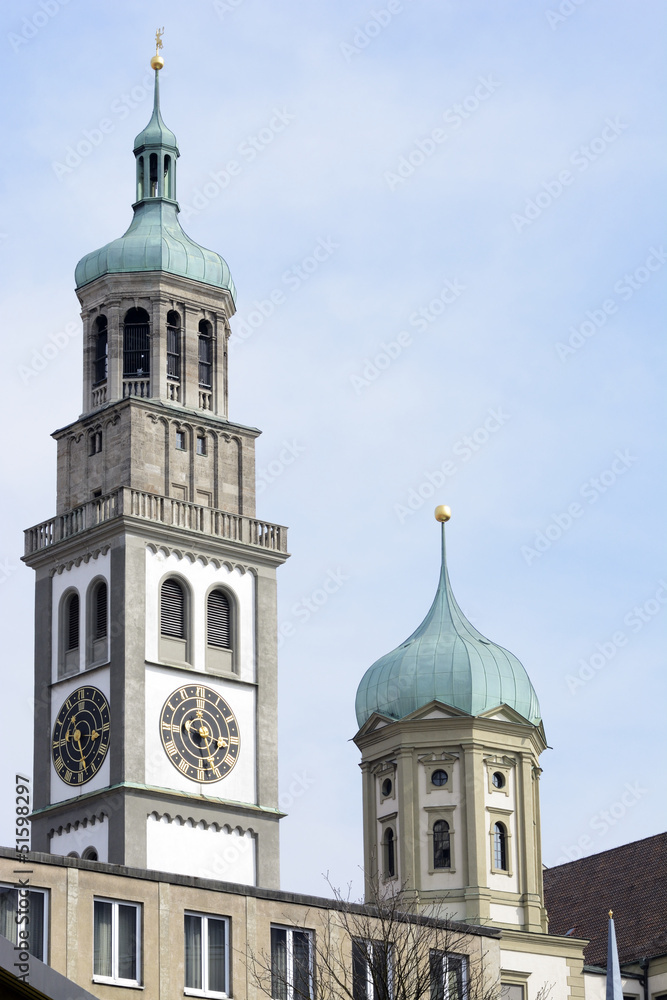 Fototapeta premium Towers of Augsburg
