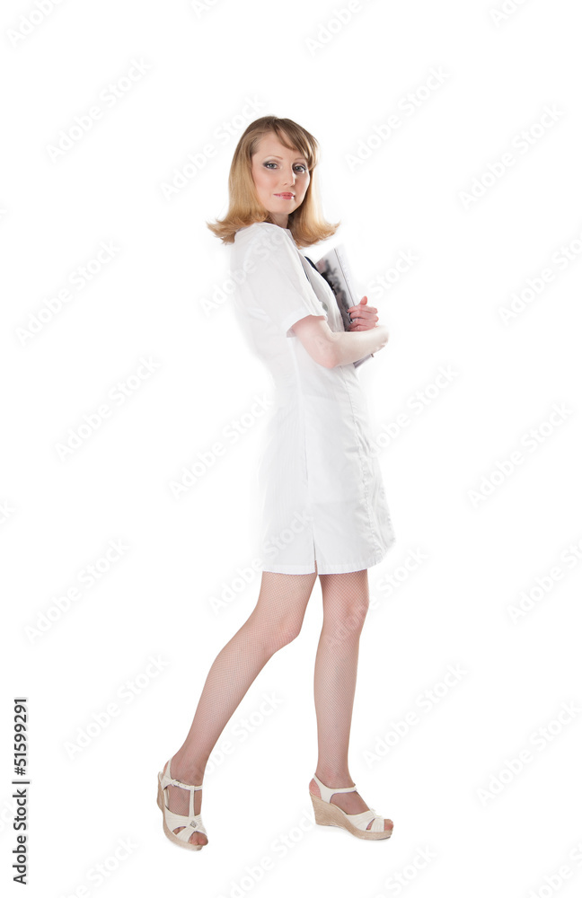 doctor with folder in hand doctor with folder in hand