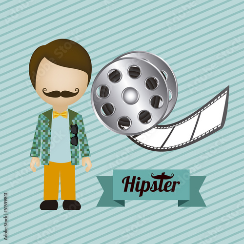 hipster illustration