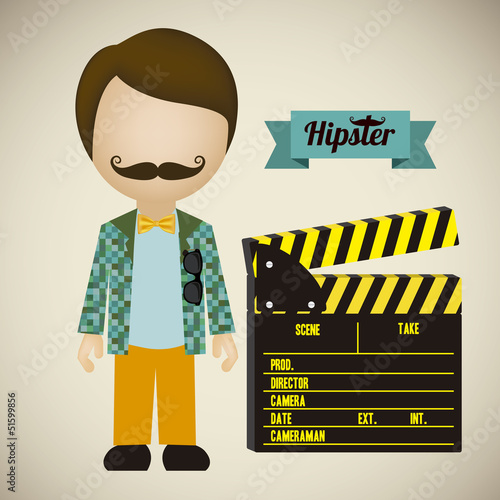 hipster illustration