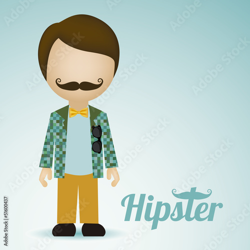 hipster illustration