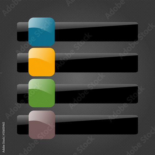 set of vector banners