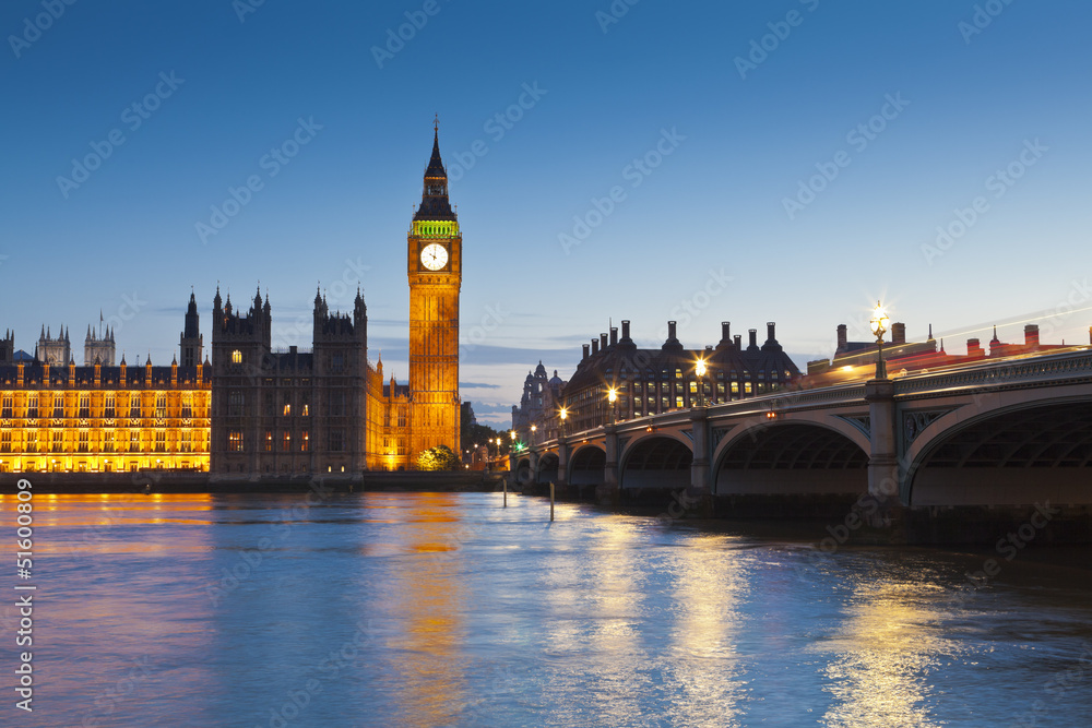 Houses of Parliament, iconic Big Ben (1834), London, UK