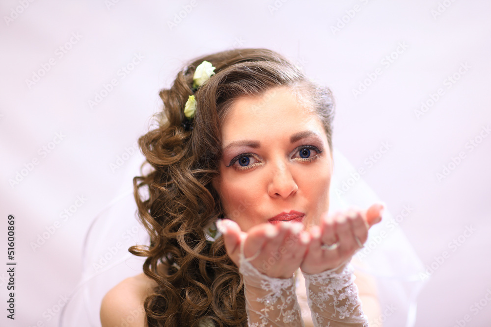 Young attractive bride. Young attractive bride.