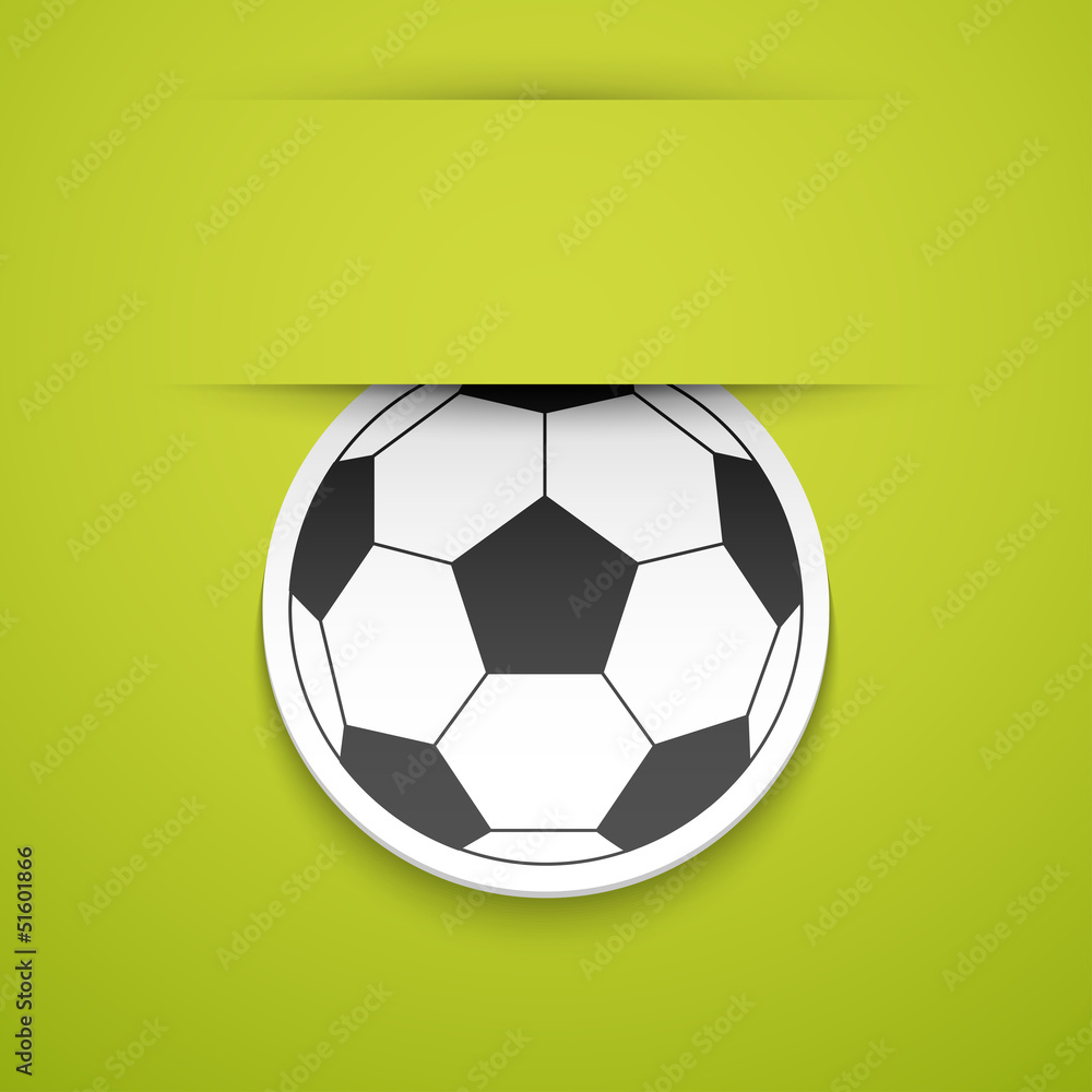 Football sticker. Football sticker.