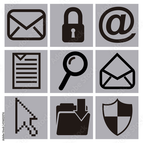 email icons