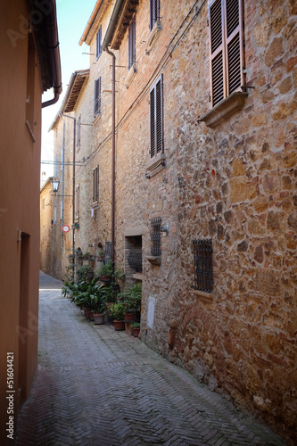 Fototapeta Naklejka Na Ścianę i Meble -   italian old  street . Tuscany