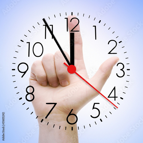 Zifferblatt Fünf vor Zwölf