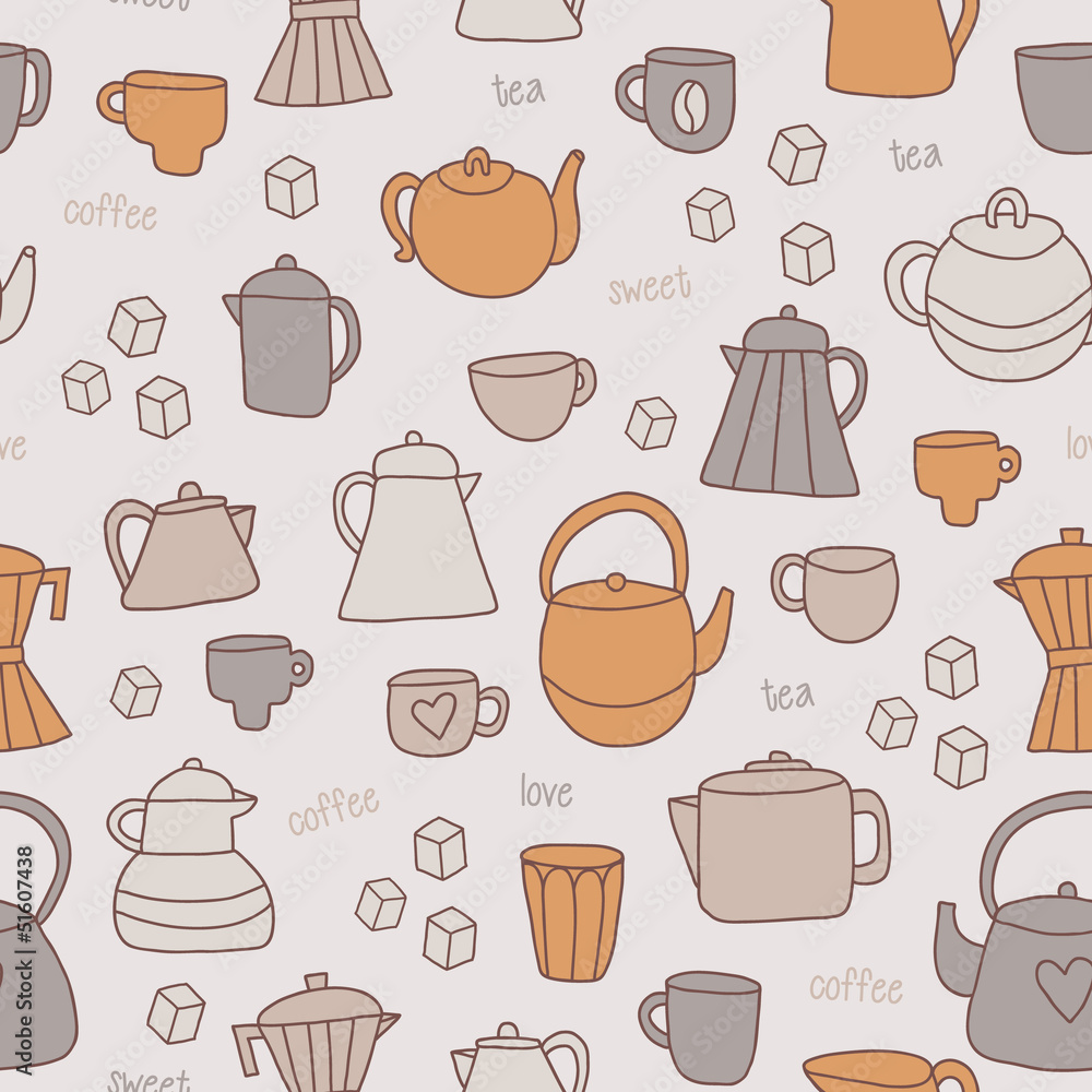 Abstract tea and coffee background in soft tones Abstract tea and coffee background in soft tones