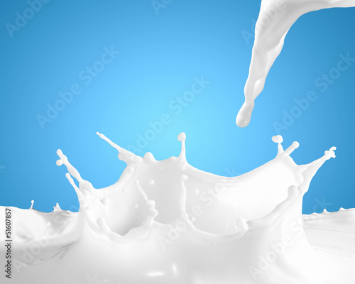 Image of milk splashes photo