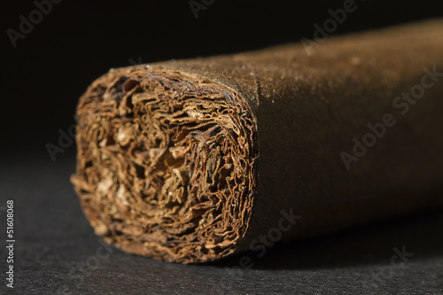 Perfect rolled cigar
