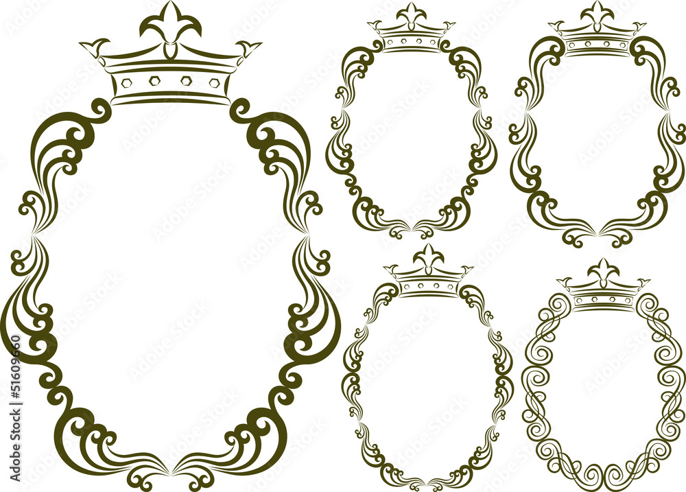 Obraz premium decorative borders