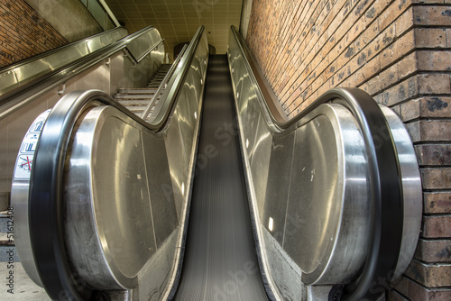 Escalator by night