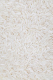White rice uncooked raw cereals, macro closeup