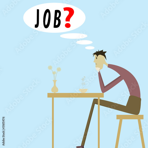 A man in search of job