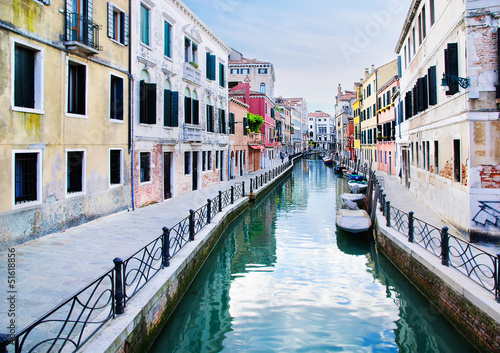 small Venice canal Italy, Europe