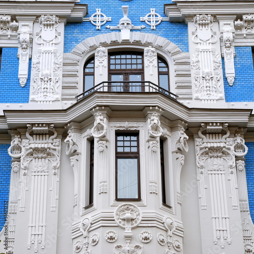 building in jugendstyle (Art Nouveau) photo