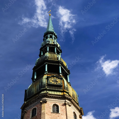 Saint Peter's church in Riga, Latvia