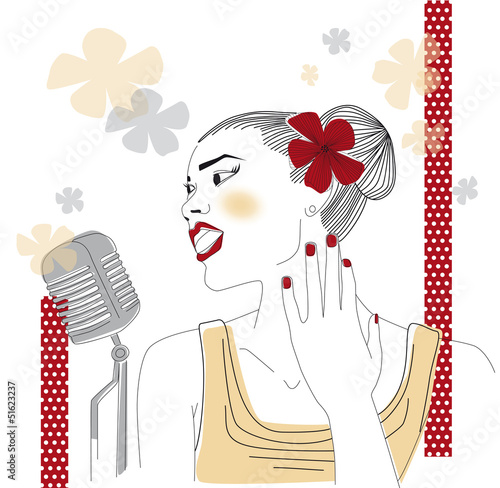 Woman Singing