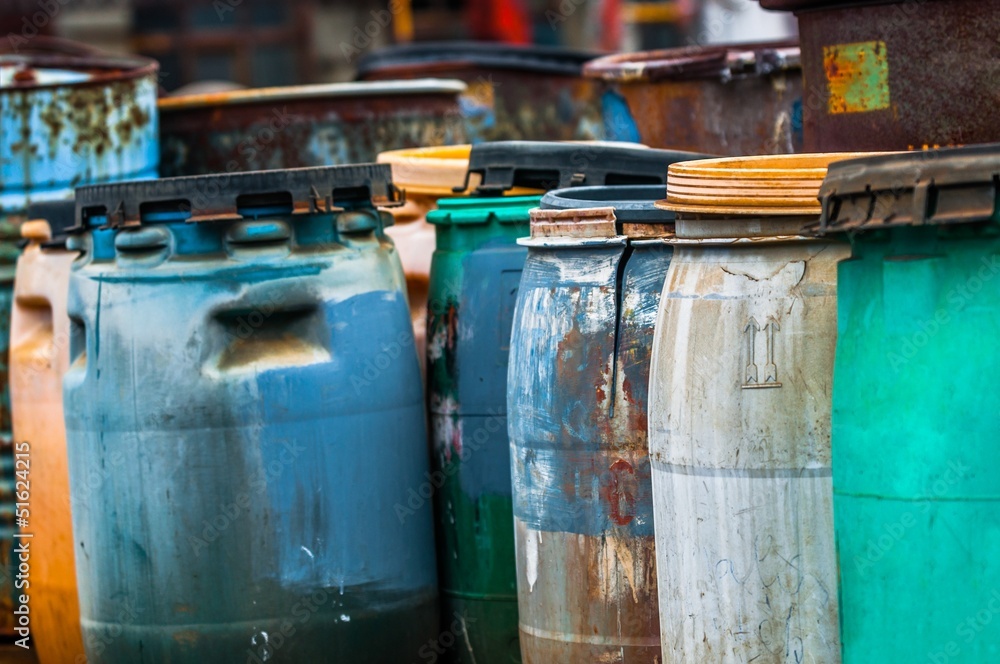 Several barrels of toxic waste Several barrels of toxic waste