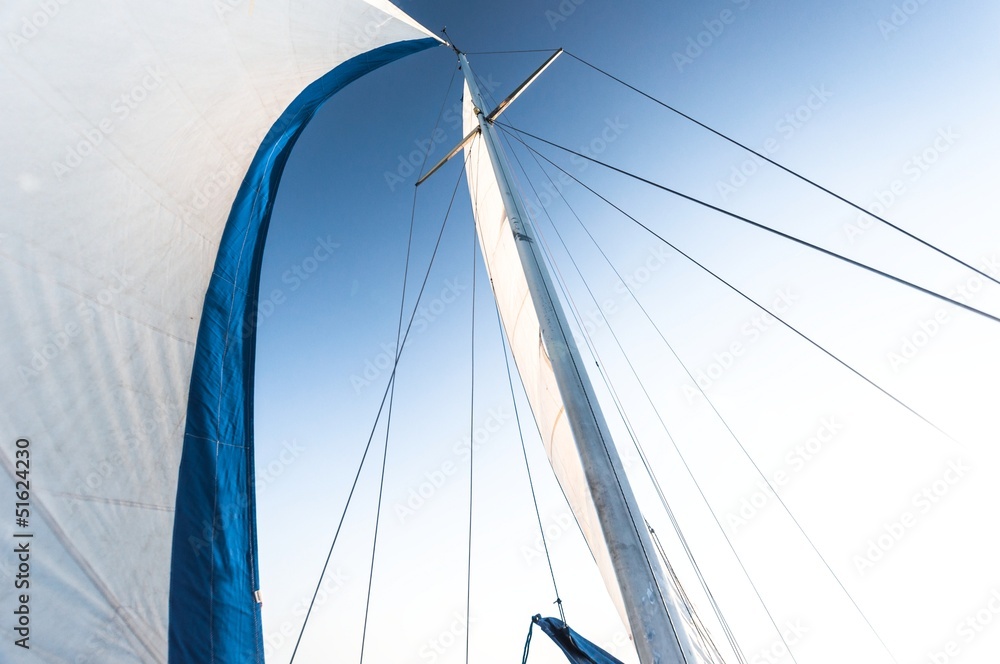 Fototapeta premium Sail of a sailing boat