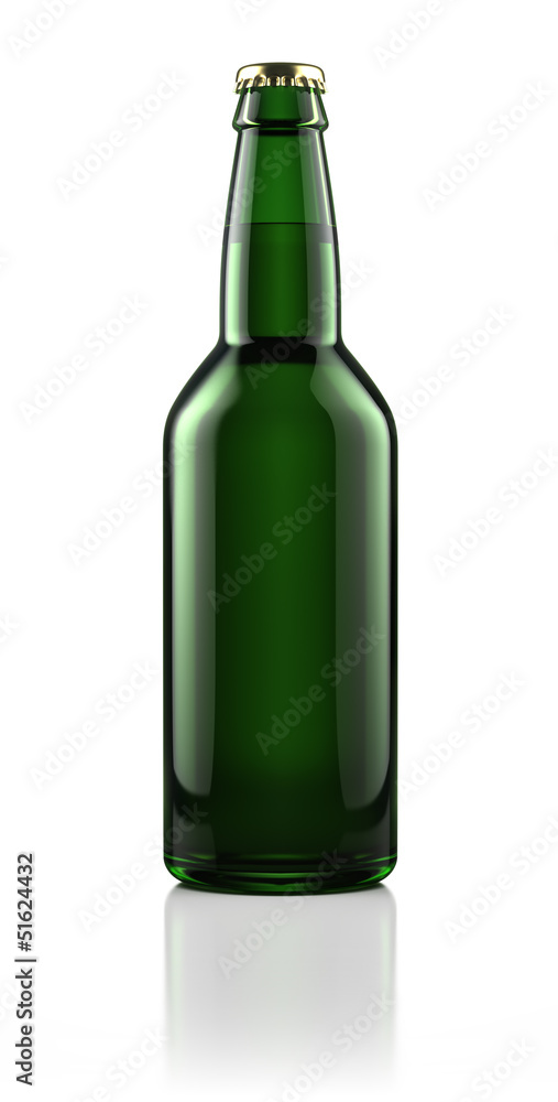 Beer bottle isolated on white background Beer bottle isolated on white background