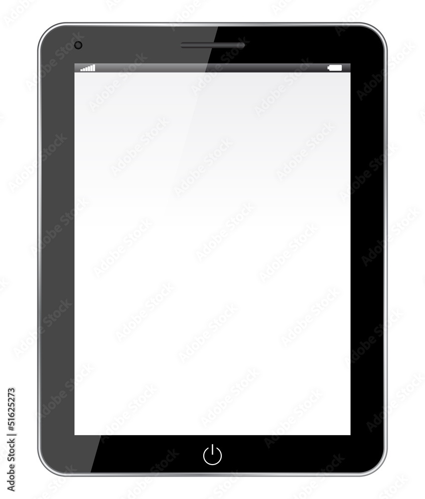 Vector tablet computer illustration Vector tablet computer illustration
