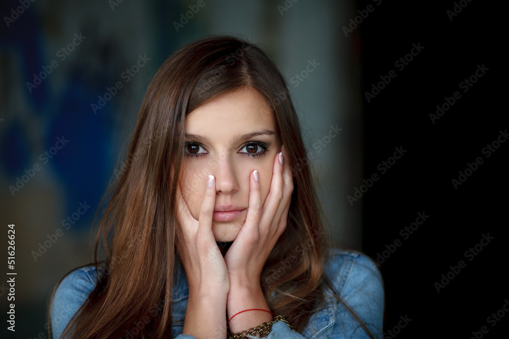 young female outdoors young female outdoors