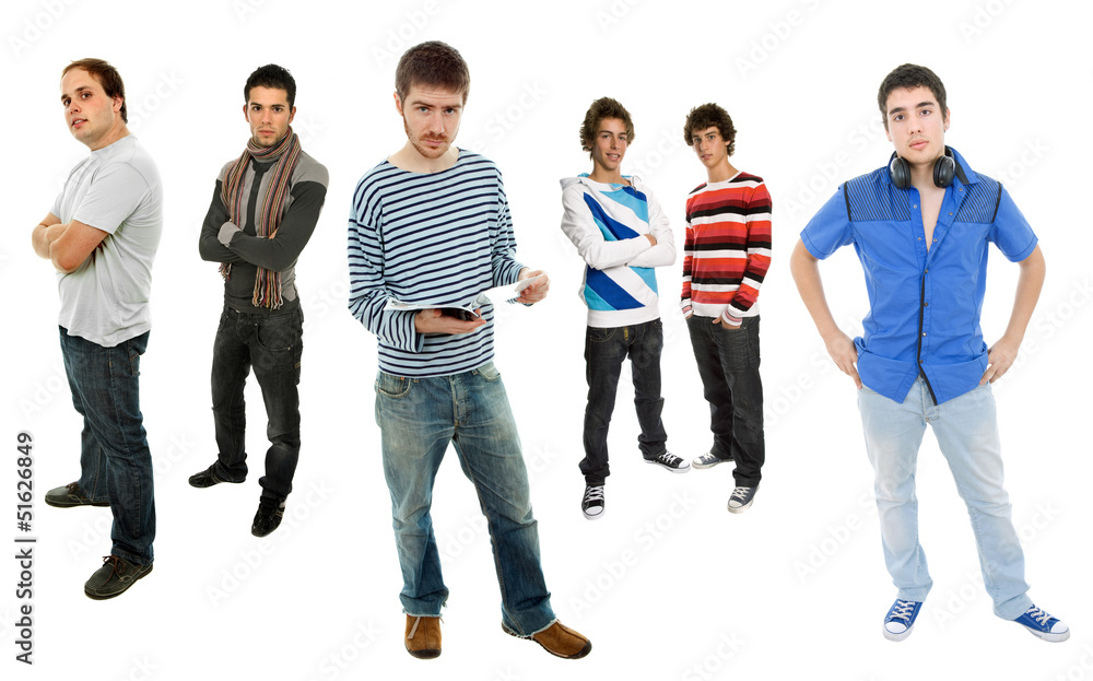 Obraz premium men group