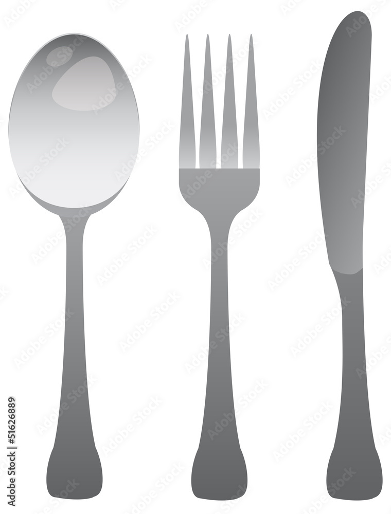 fork spoon fork spoon