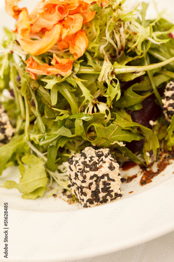 salad with arugula and cheese salad with arugula and cheese