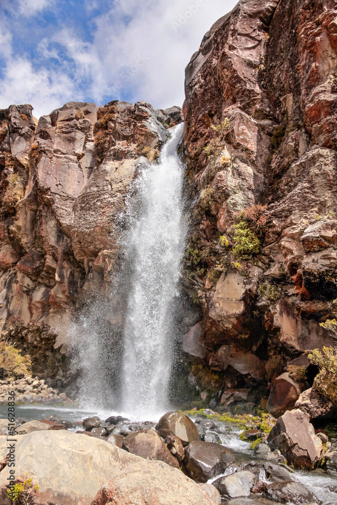 Wasserfall im Tongariro Nationalpark