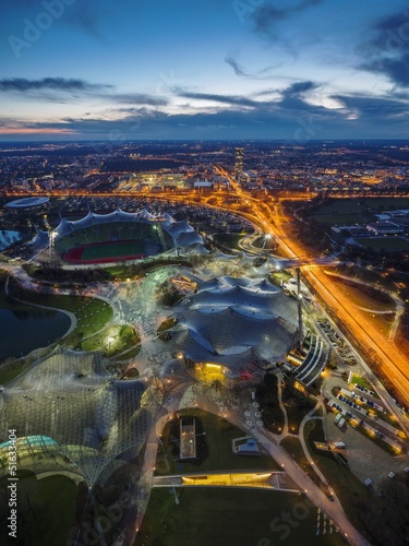 Olympiapark München am Abend photo